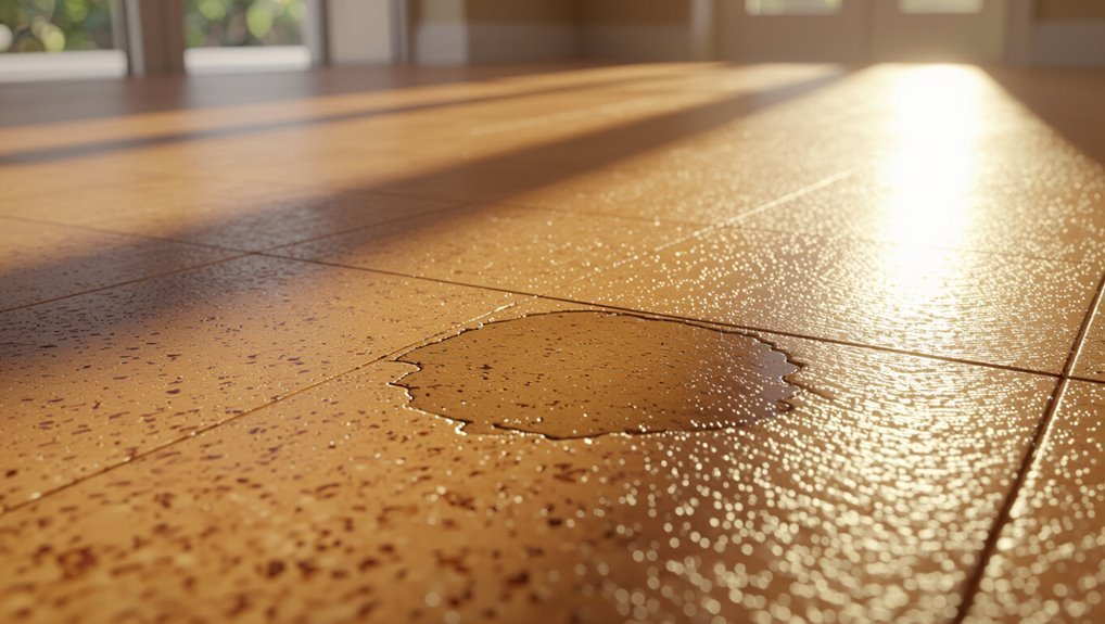 moisture damage in flooring