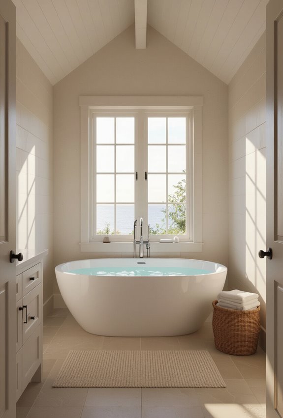 moisture resistant coastal bathroom finishes