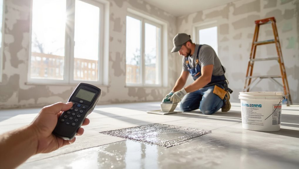 moisture testing and mitigation