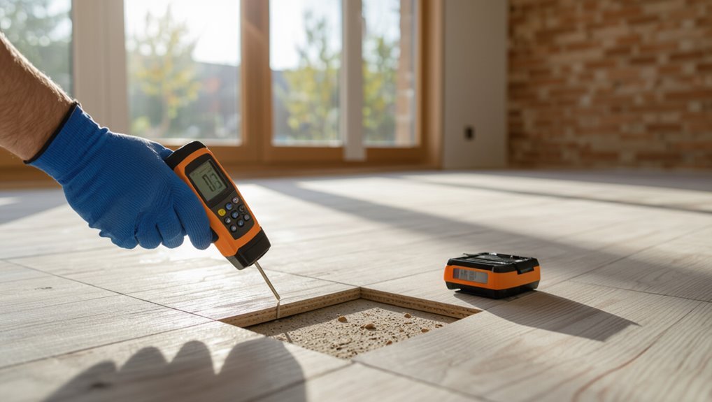 moisture testing and mitigation