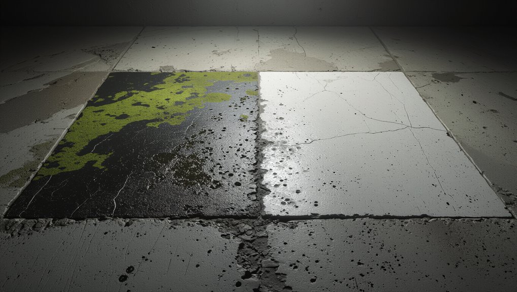 mold stains efflorescence differences