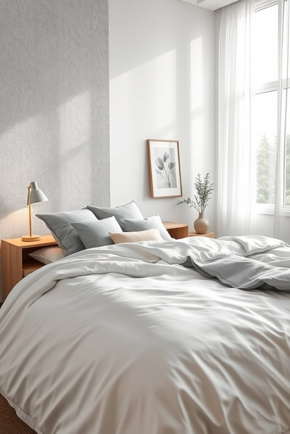 monochromatic bedroom design harmony