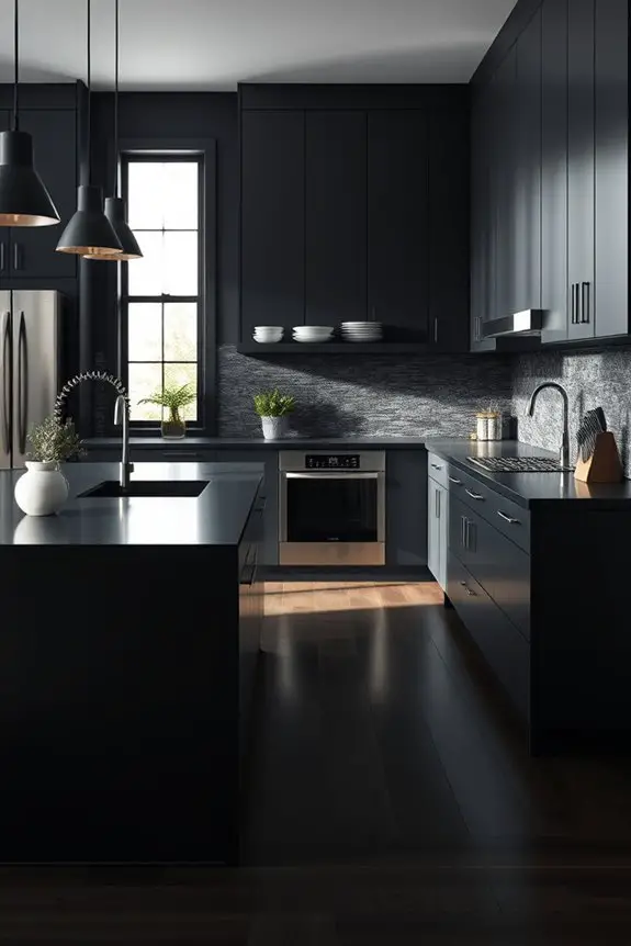 monochromatic elegance in kitchens