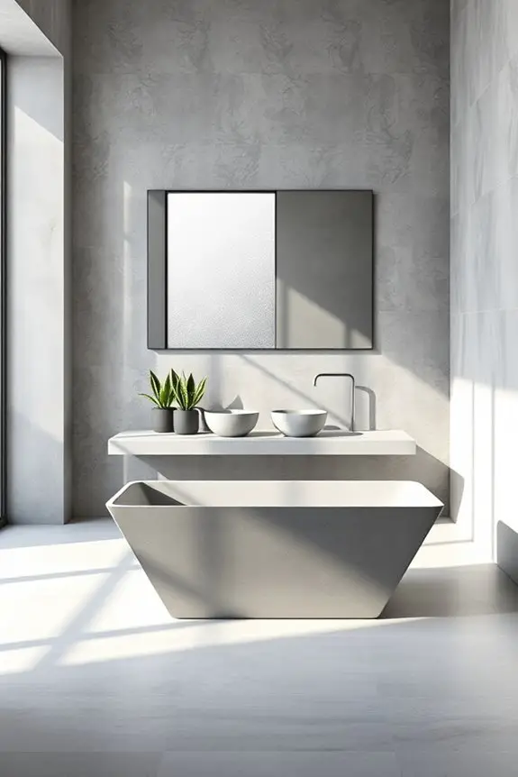 monochrome concrete design elegance
