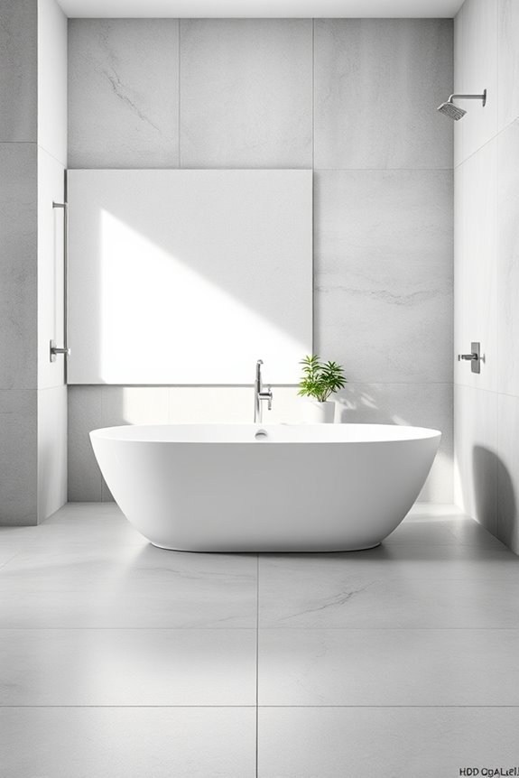 monochrome elegance in bathrooms
