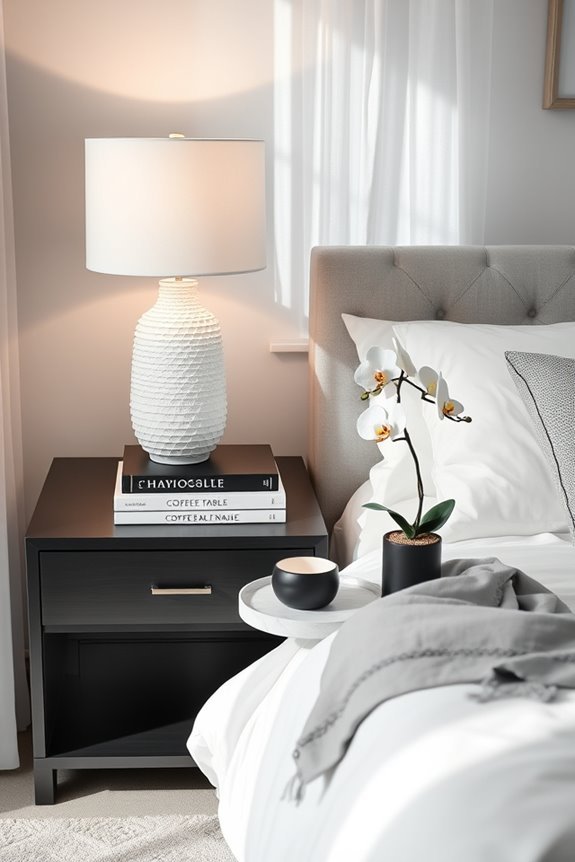 monochrome elegance in decor