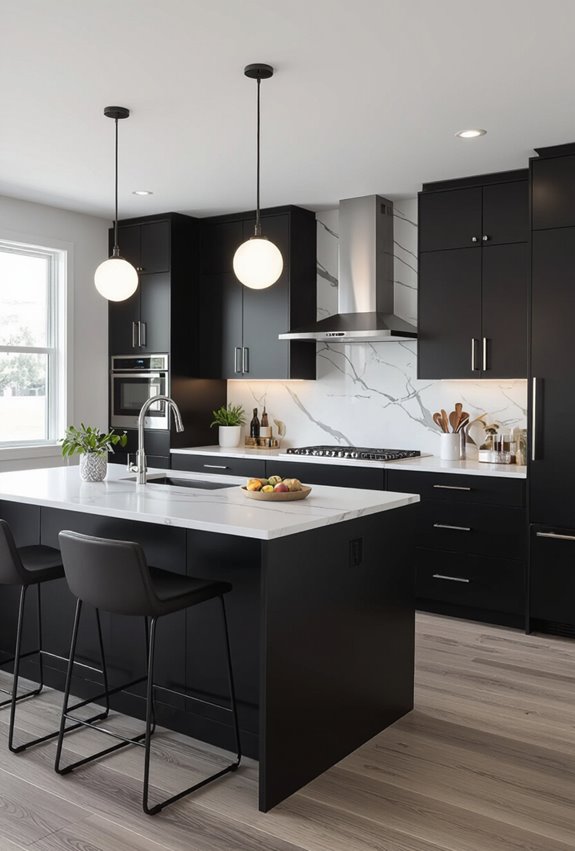 monochrome kitchens textured tonal minimalism