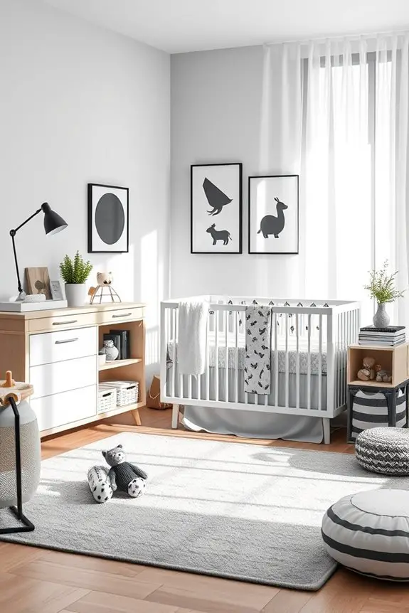 monochrome patterns for nursery