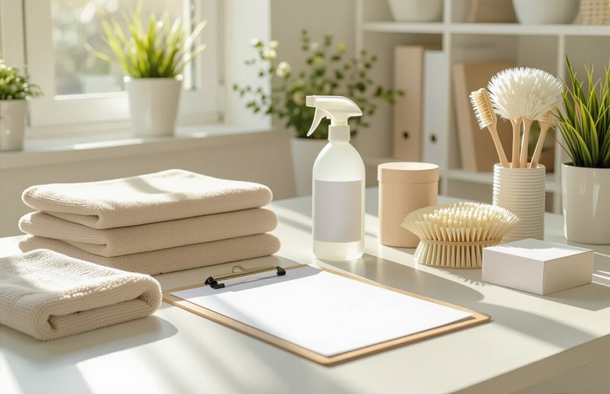 monthly cleaning and maintenance