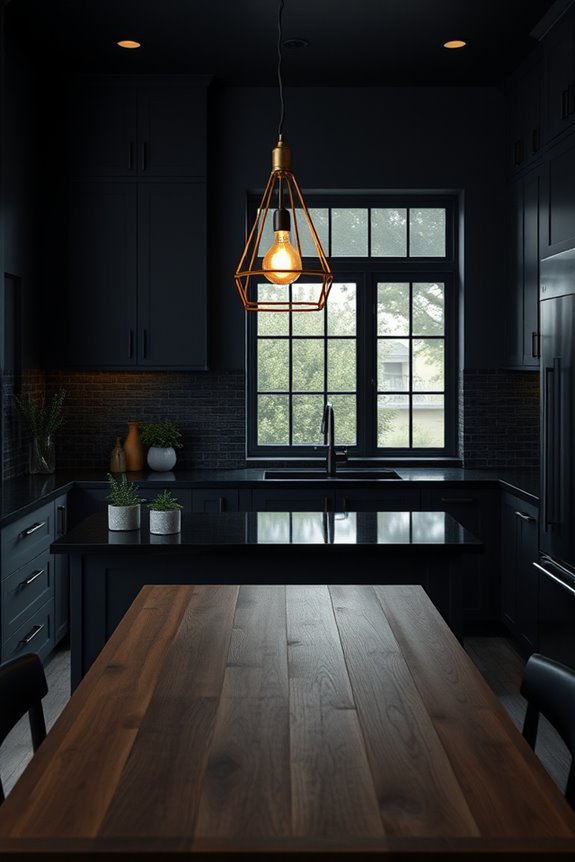 moody kitchen lighting fixtures