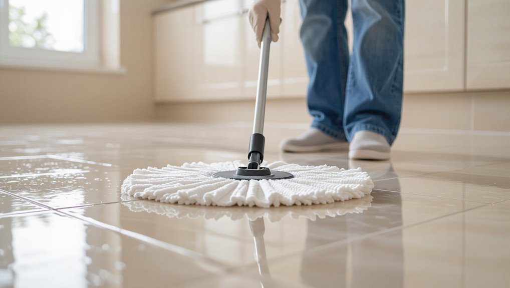 mop with neutral cleaner