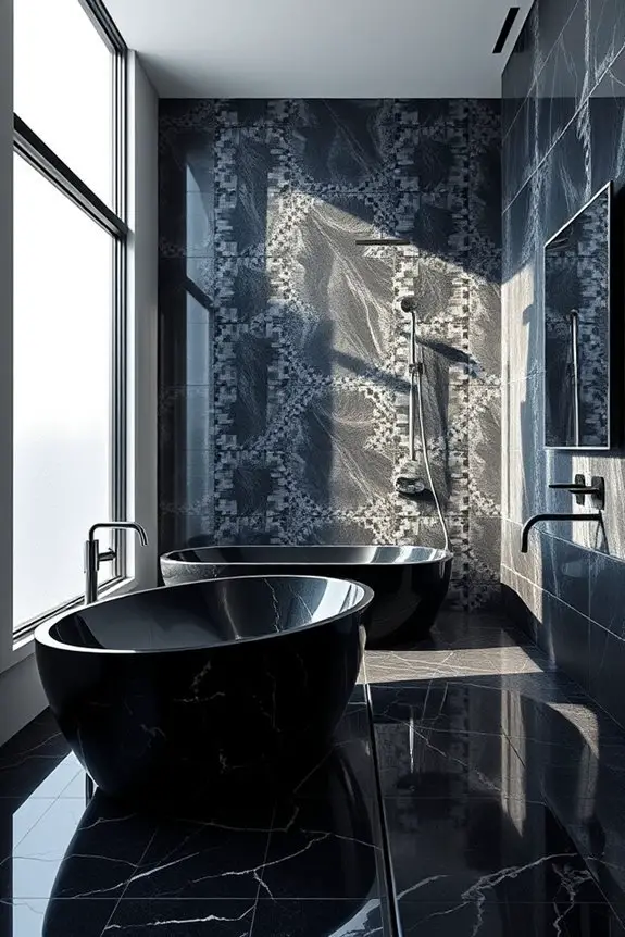 mosaic patterns enhance elegance