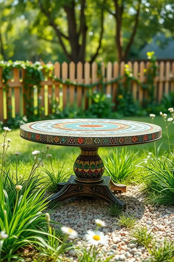 mosaic table diy project