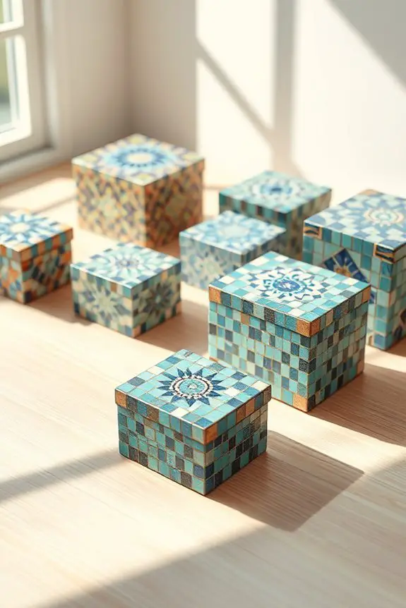 mosaic tile box transformation