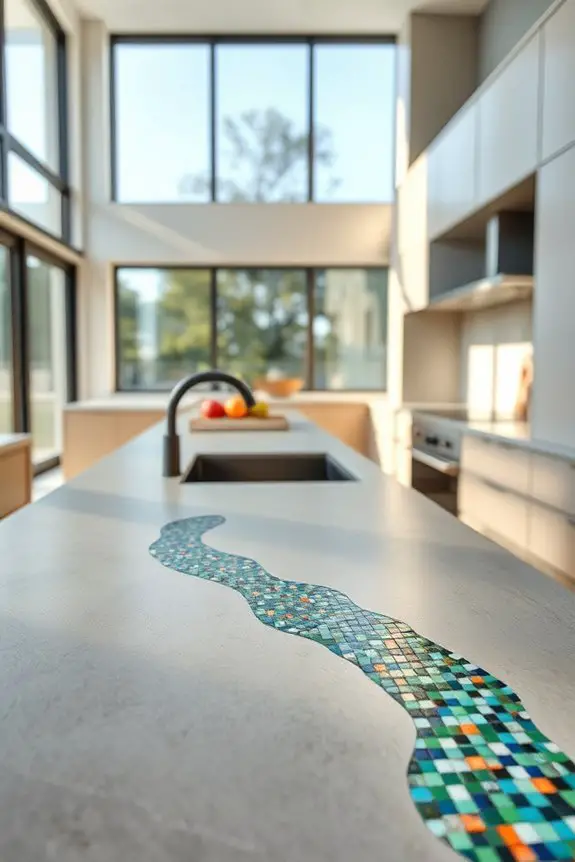 mosaic tile inlays design