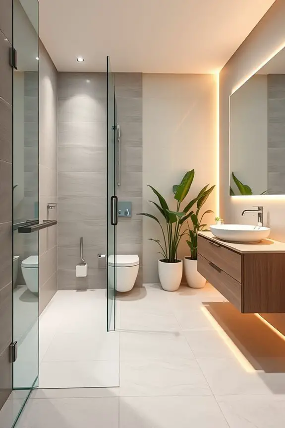 motion sensor bathroom lighting