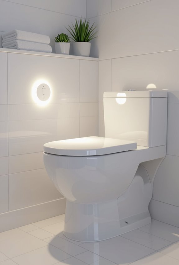 motion sensor toilet nightlight safety