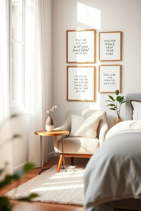 motivational bedroom wall art