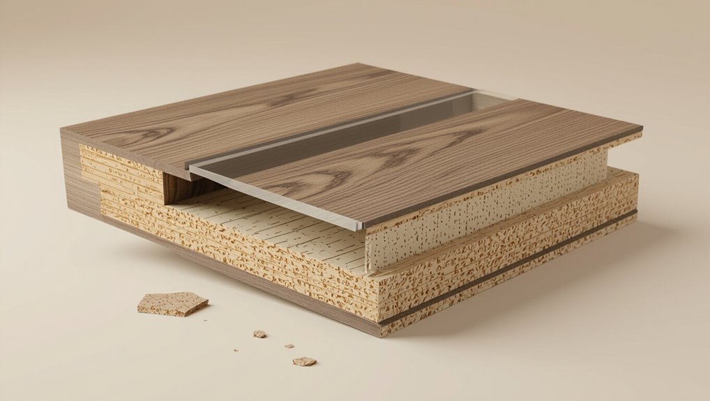 multi layered laminate flooring structure