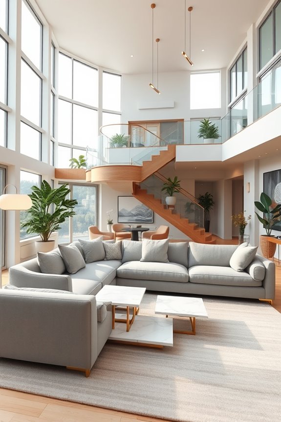 multi level seating arrangements enhance