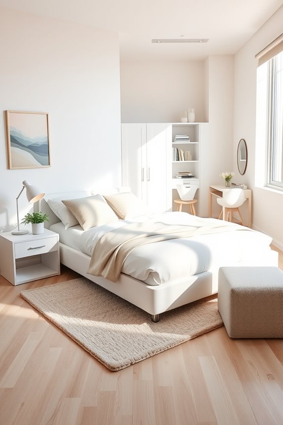 multifunctional white furniture solutions