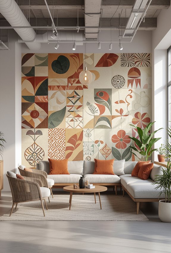 murals celebrating workplace cultural heritage