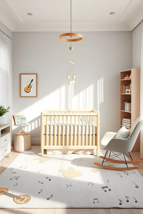 musical themed baby decor