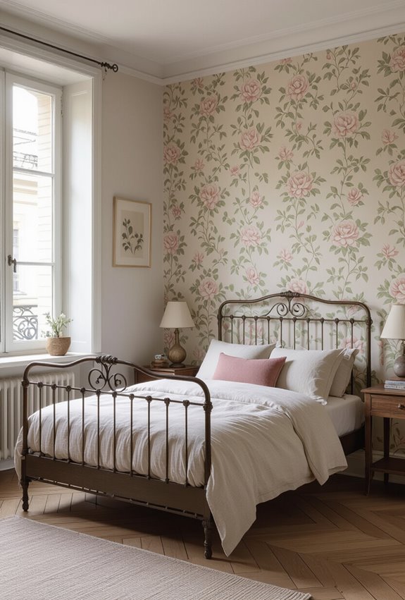 muted gently worn floral patterns