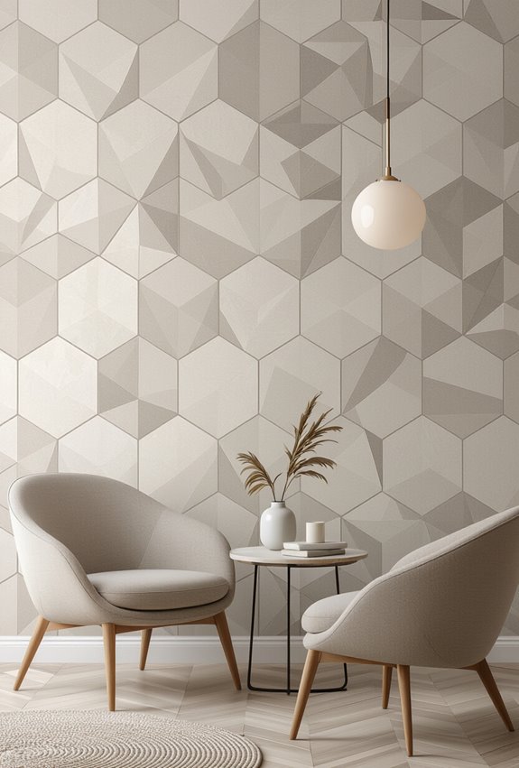 muted geometric tessellated rhythm