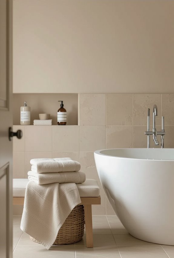 muted linens understated textured layers