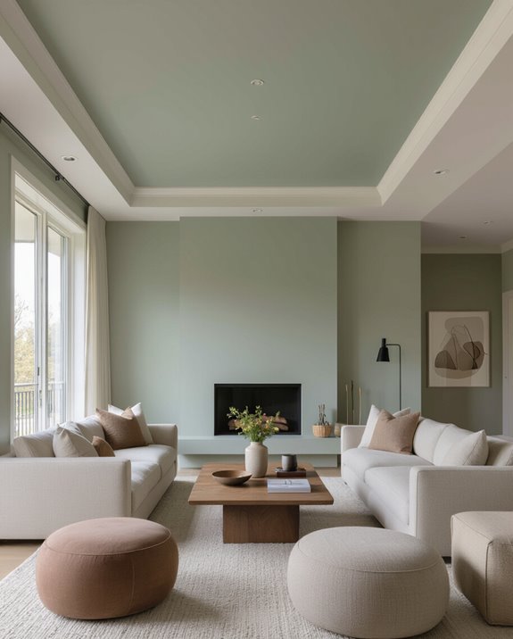 muted sage green serenity