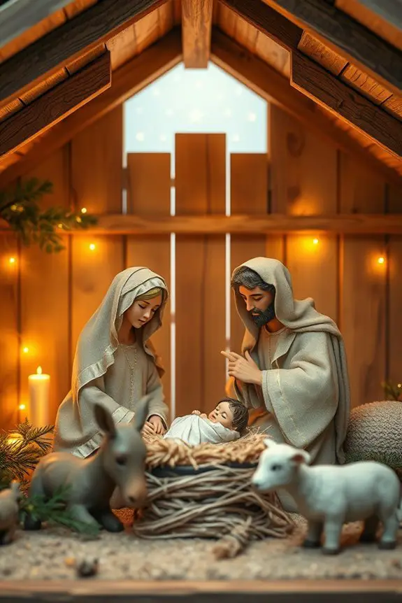 nativity scene holiday decor
