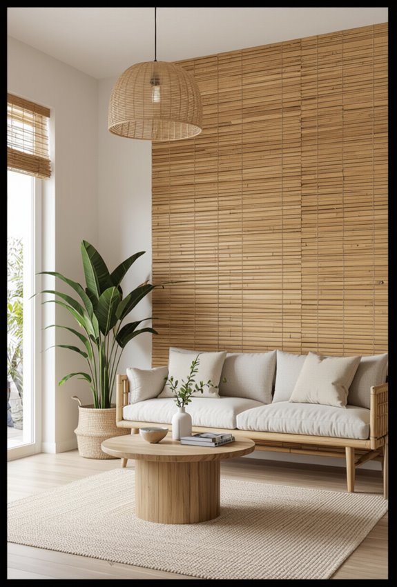 natural and stained bamboo bands