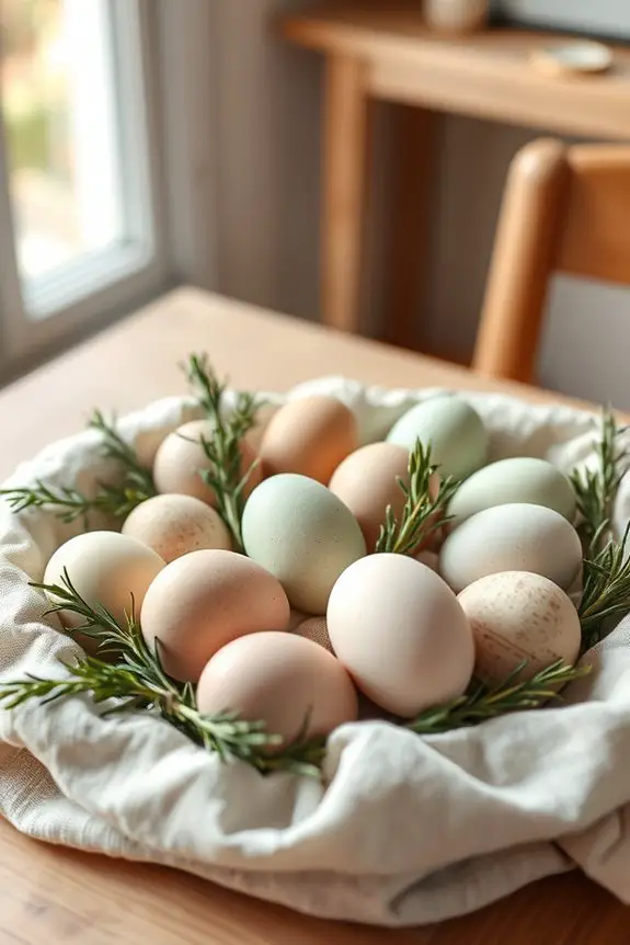 natural dye easter eggs