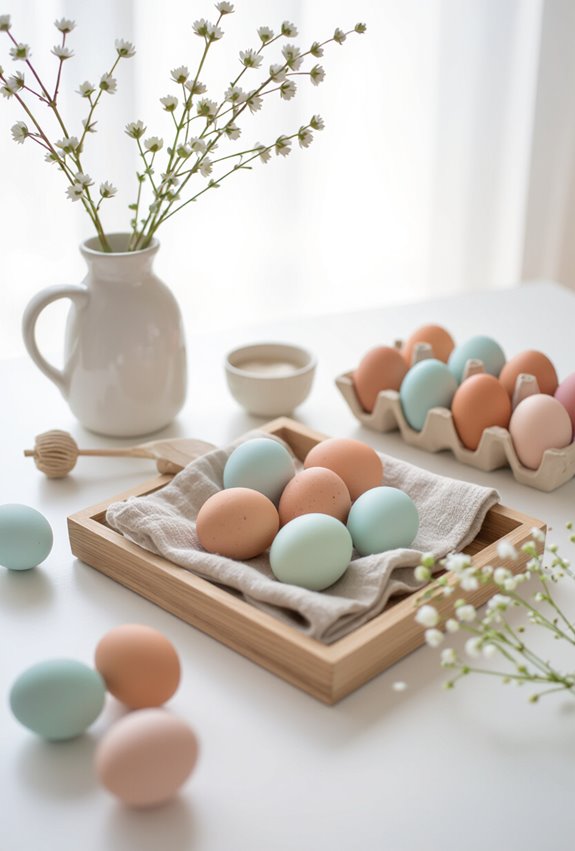 natural dye egg station