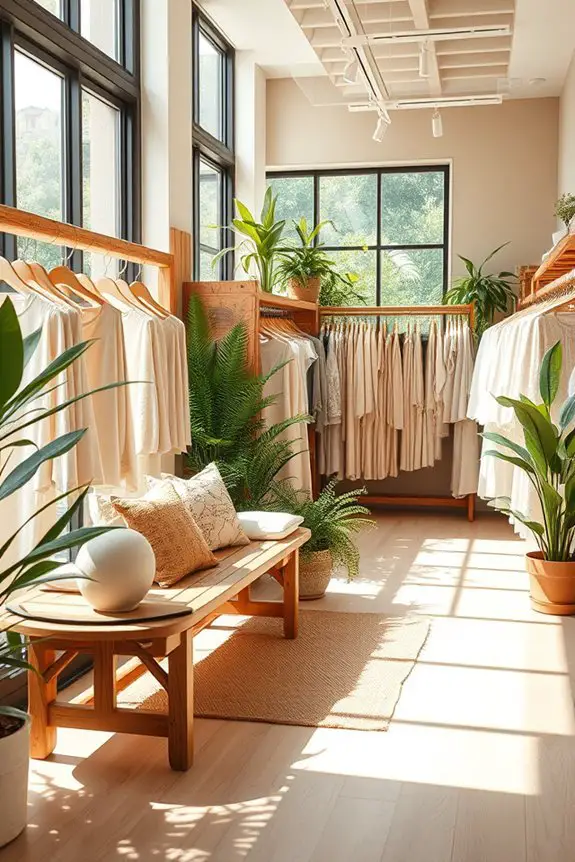 natural elements enhance shopping