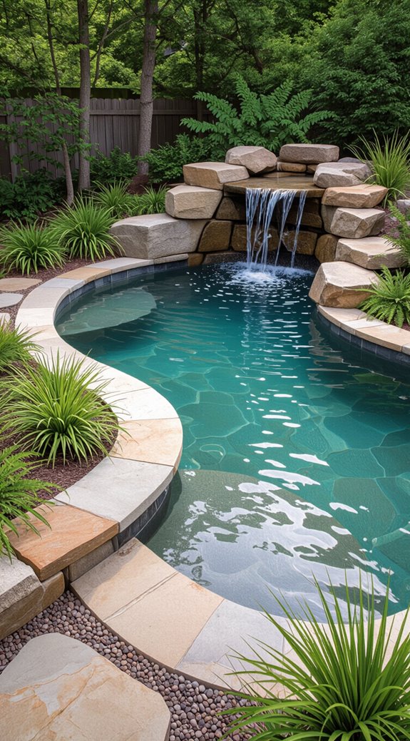 natural lagoon pool design