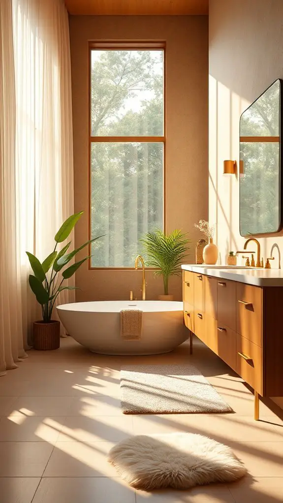 natural light bathroom design