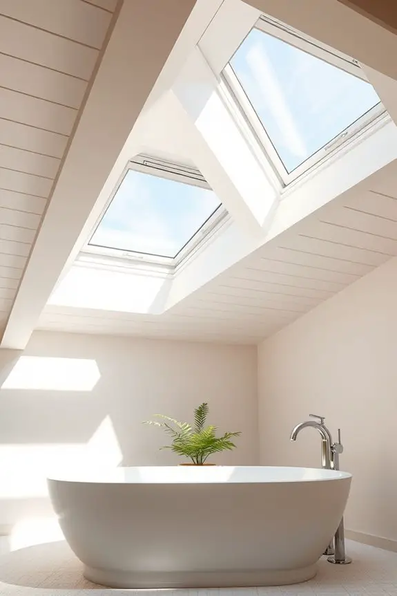 natural light bathroom transformation