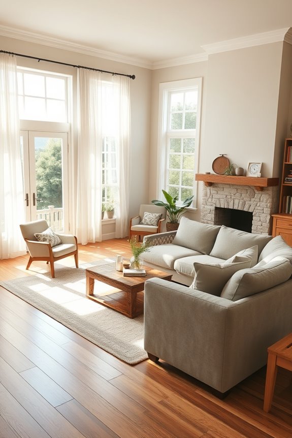 natural light enhances ambiance