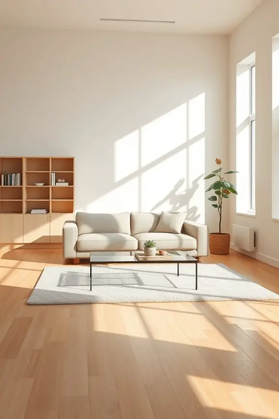 natural light enhances space