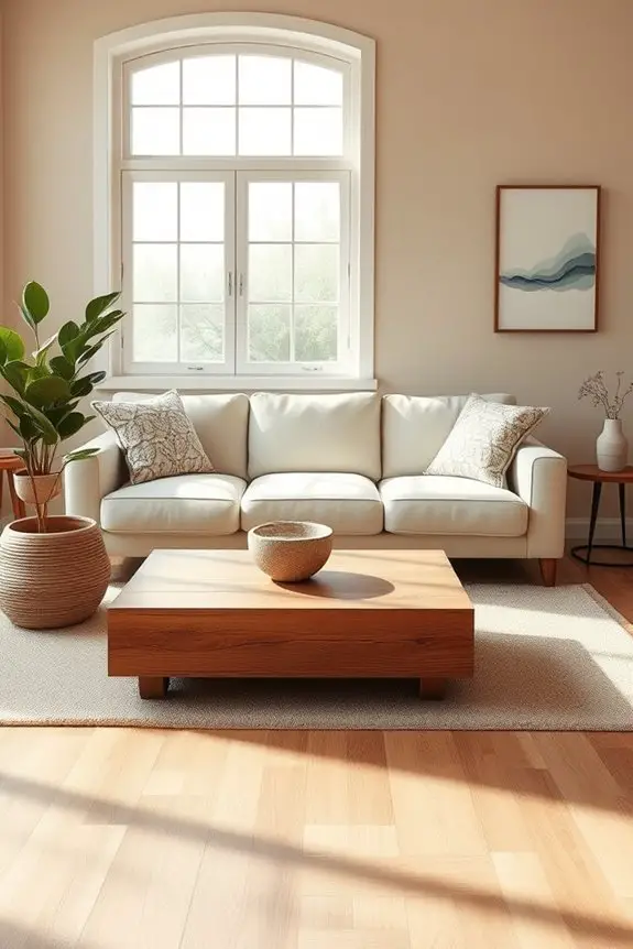 natural materials enhance warmth