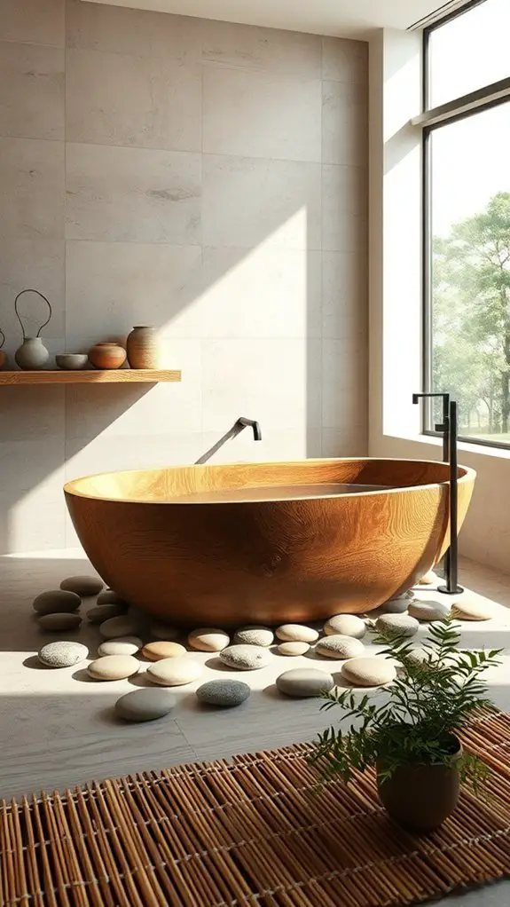 natural materials for serenity