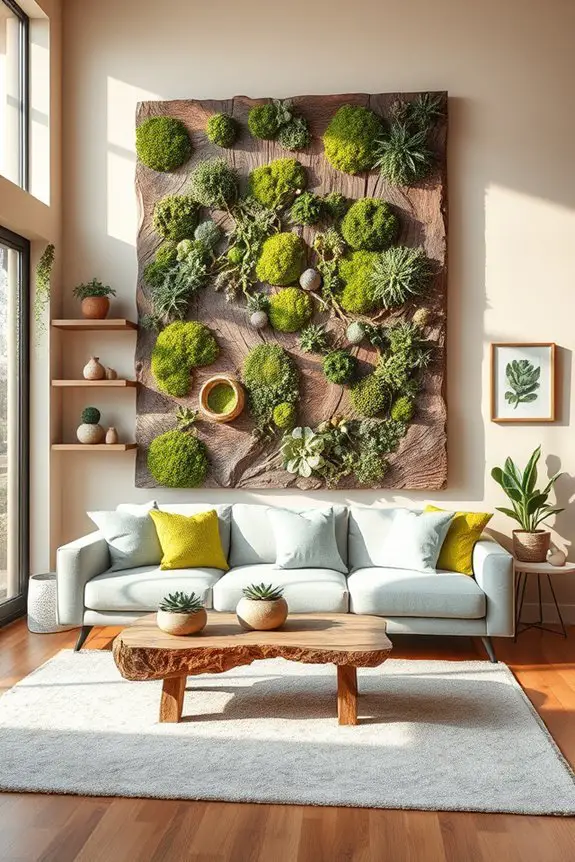 natural materials in art