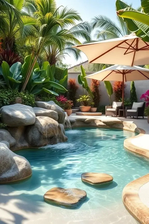 natural serene water oasis