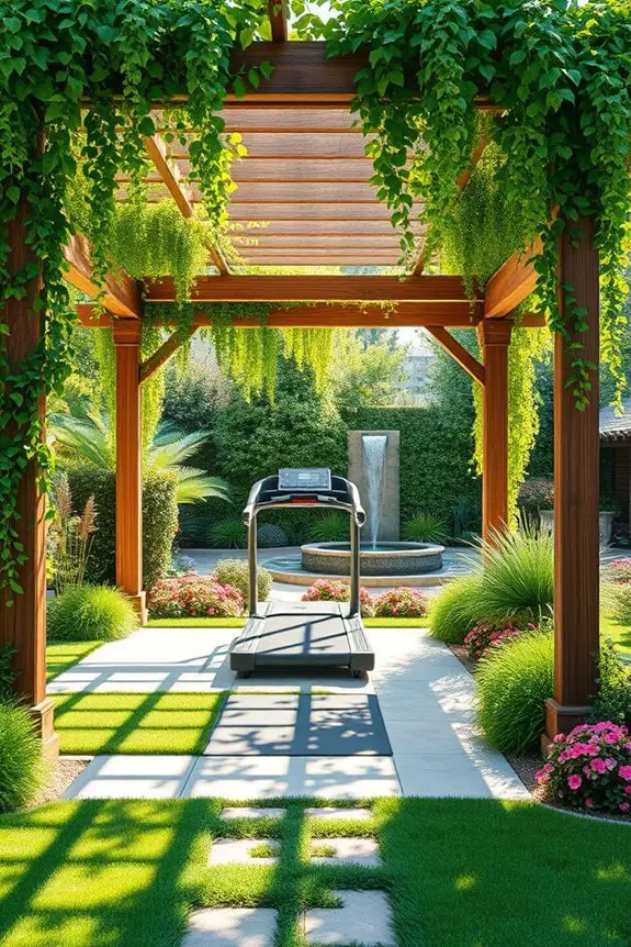 natural shade workout spaces