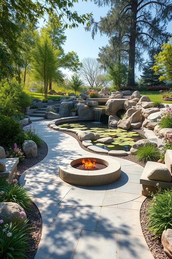 natural stone backyard enhancements