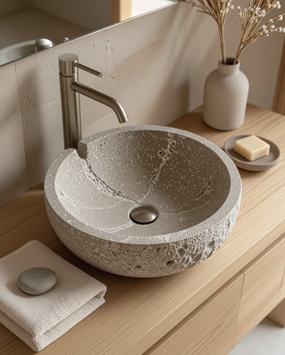 natural stone bathroom elegance