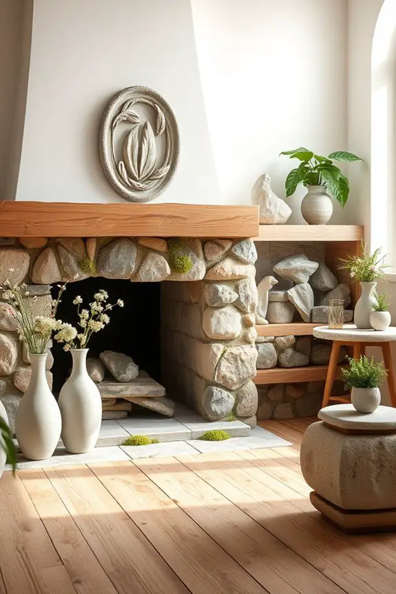 natural stone decor accents