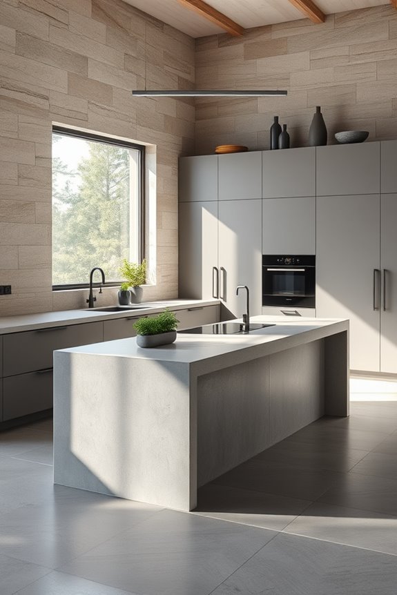 natural stone enhances beton